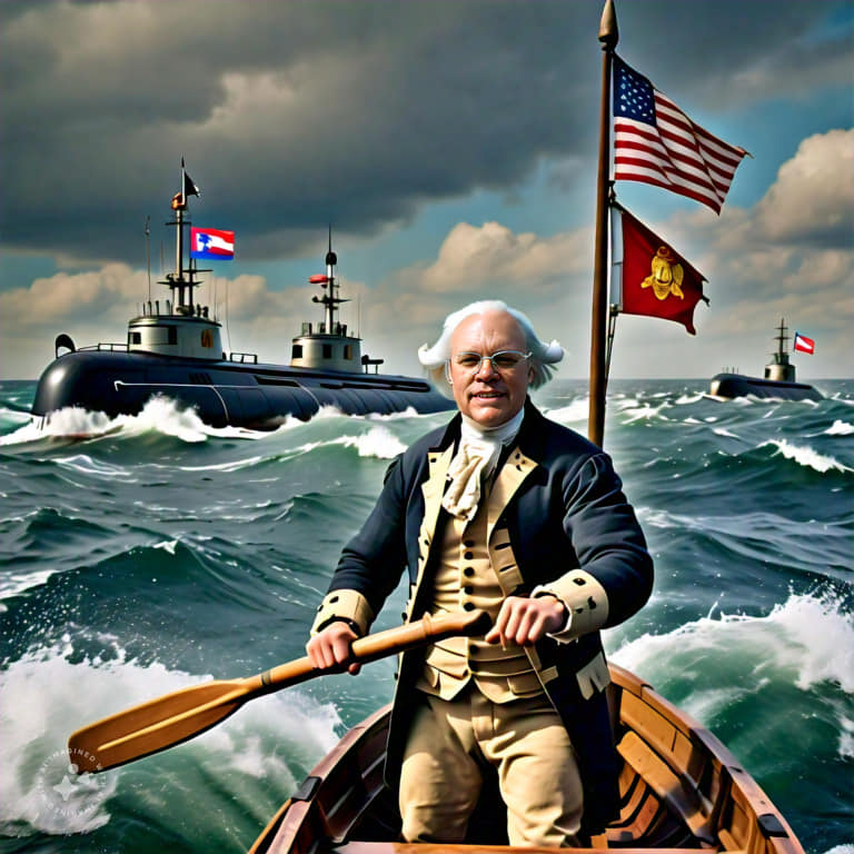 A small boat on the ocean symbolizing courage and vision